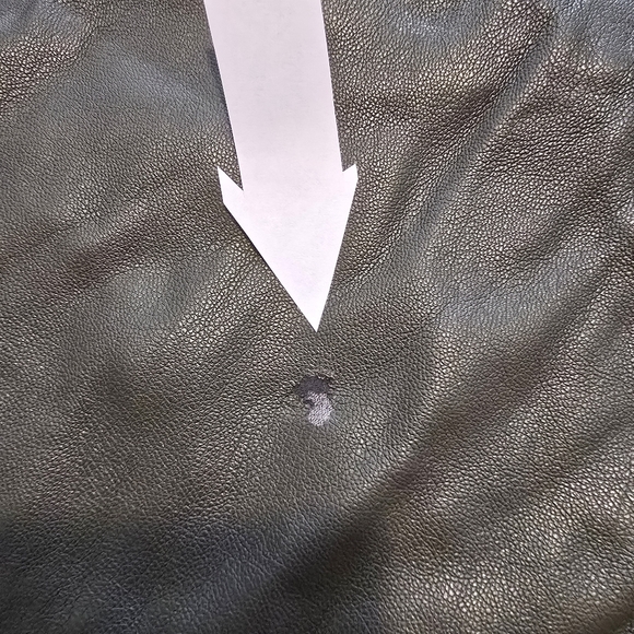 Saunders Olive Faux Leather Pants In  Green faux leather Size 8 - Picture 4 of 13